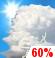 This Afternoon: Showers and thunderstorms likely, mainly after 4pm. Some of the storms could produce heavy rainfall.  Partly sunny, with a high near 94. Heat index values as high as 102. Calm wind becoming north around 5 mph.  Chance of precipitation is 60%. New rainfall amounts between a half and three quarters of an inch possible. 